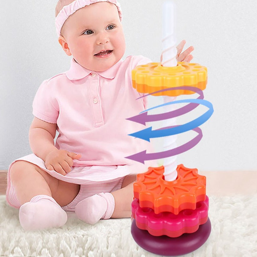 ColorTwirl™ - Kleurrijk stapelplezier - Stapeltoren