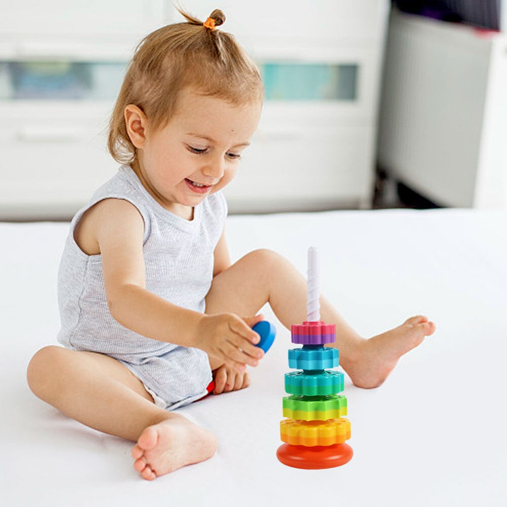 ColorTwirl™ - Kleurrijk stapelplezier - Stapeltoren
