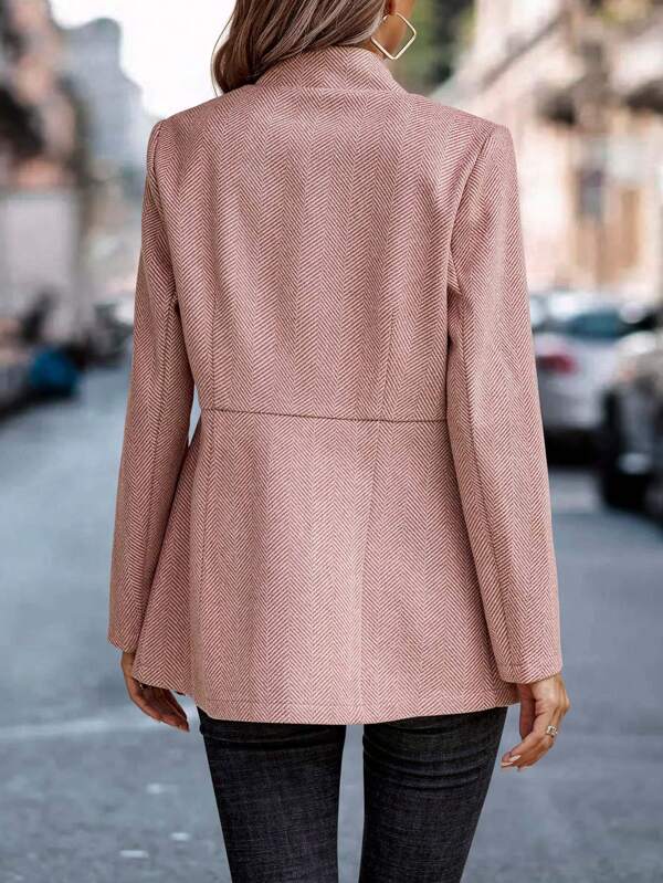 RosaStyle™ - Modern Plain Blazer Jacket with long sleeves
