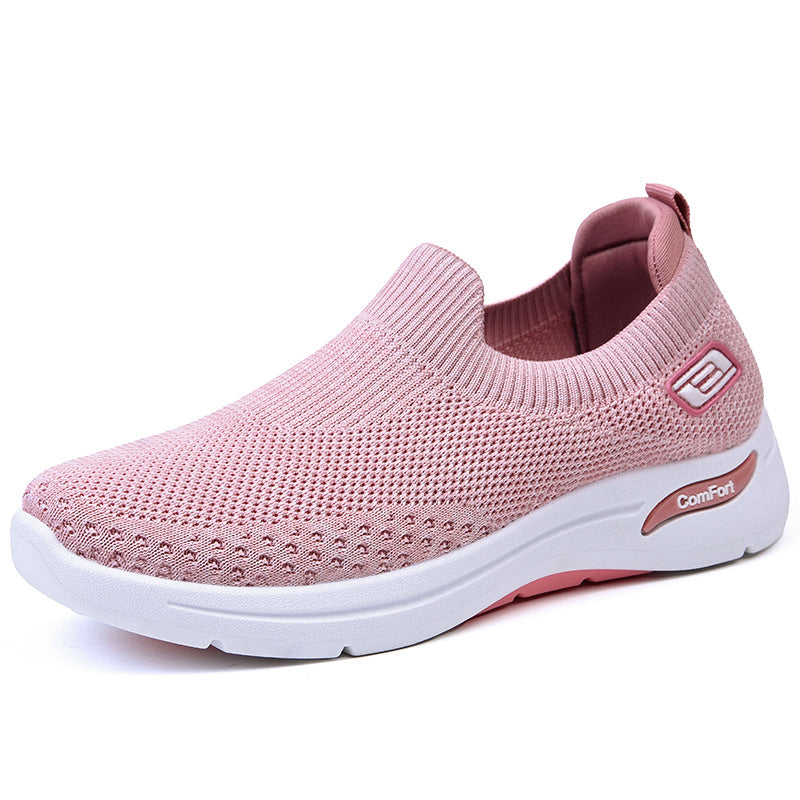 Summery Pink Flats: Sporty Style and Elegant Comfort United