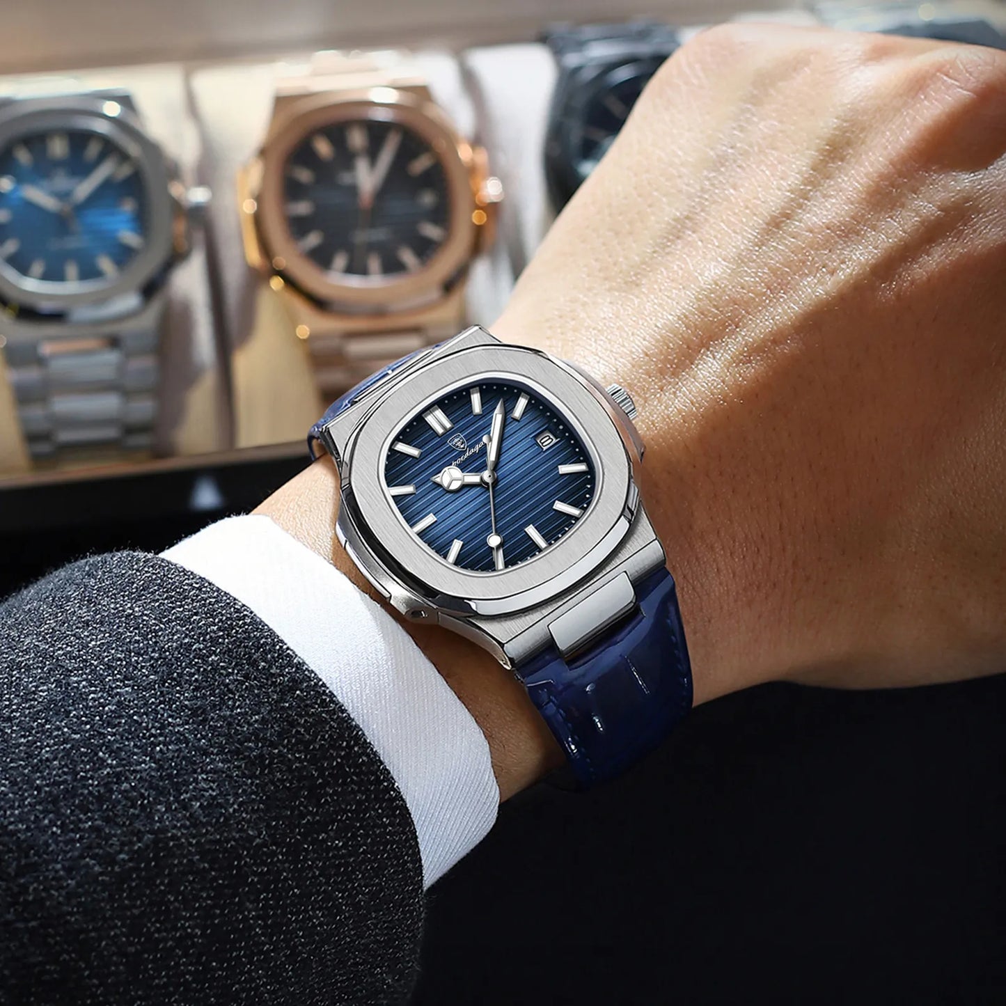 POEDAGAR Luxury Men's Watch
