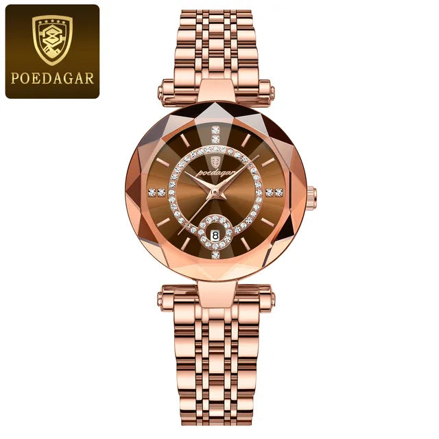 Poedagar Luxury Diamond Damklocka