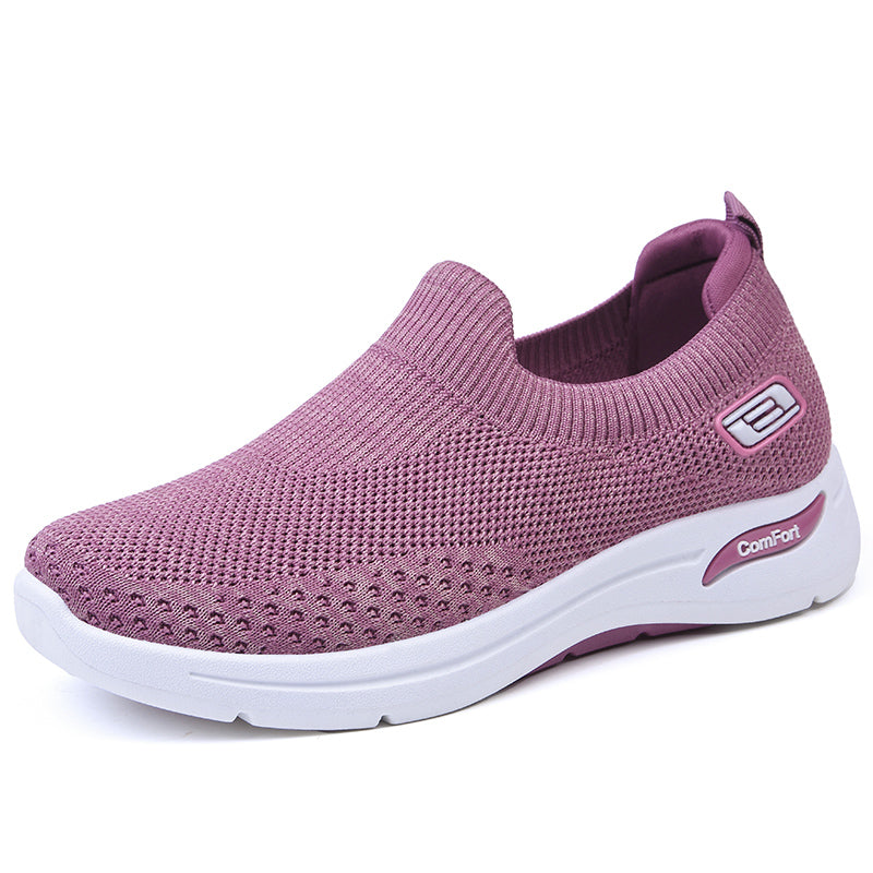 Zomerse Roze Flats: Sportieve Stijl en Elegante Comfort Verenigd