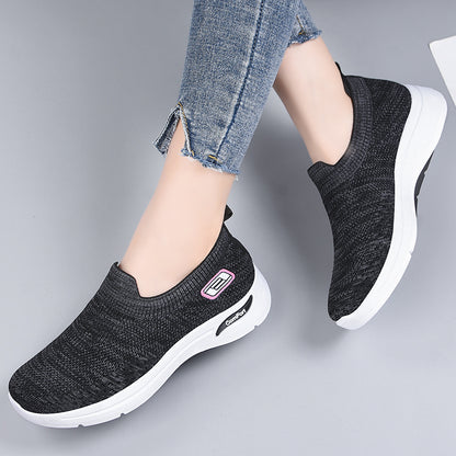 Zomerse Roze Flats: Sportieve Stijl en Elegante Comfort Verenigd