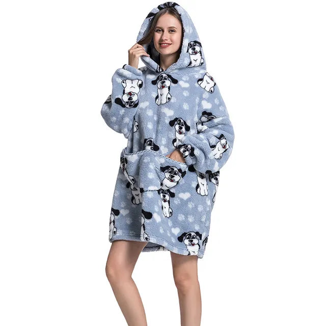 Bekväm vinterkul sweatshirtfilt