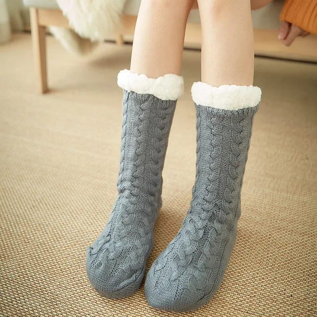 CozyFeet plysch vinterstrumpor