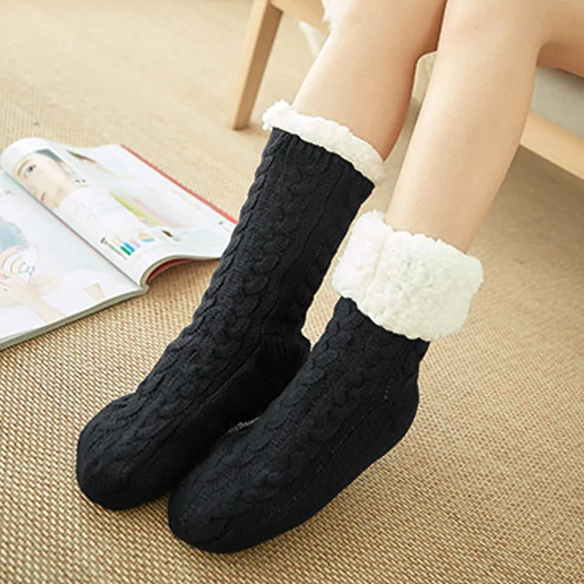 CozyFeet plysch vinterstrumpor