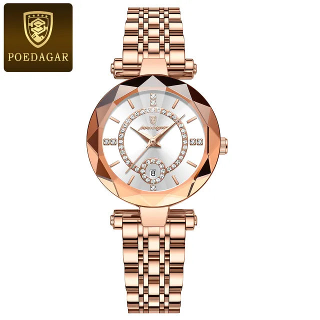 Poedagar Luxury Diamond Damklocka