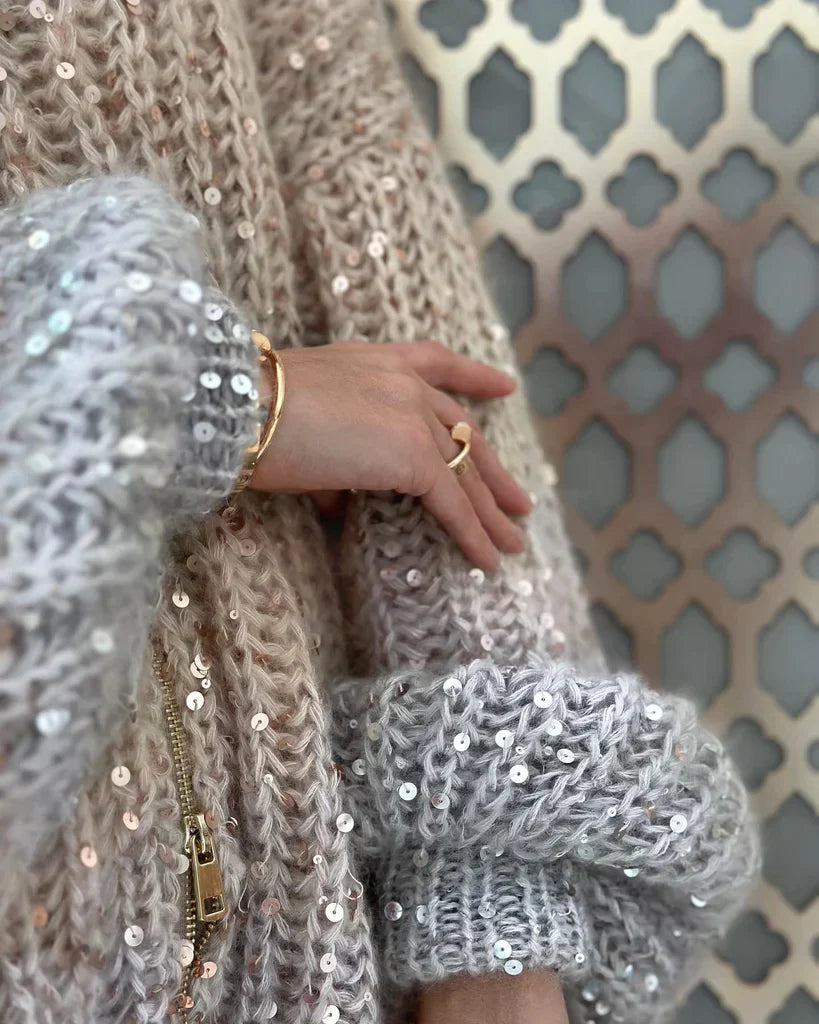 Zoë™ | Shimmering Cardigan Sweater
